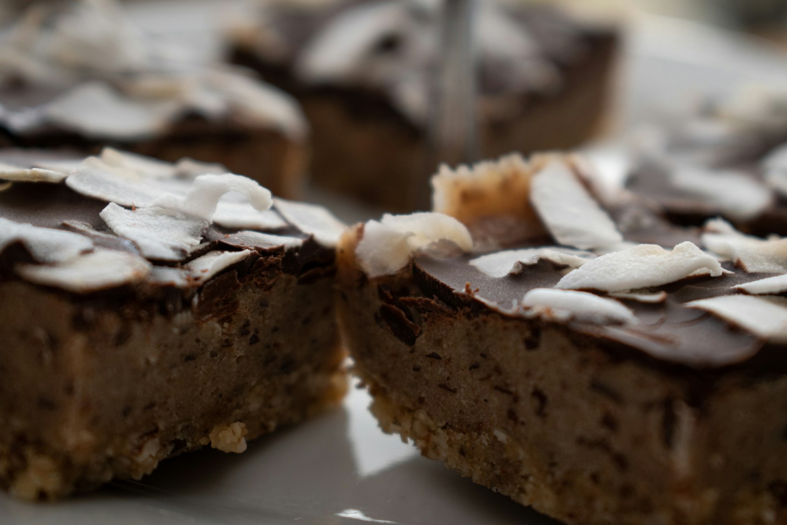 Chocolate topped no bake bars