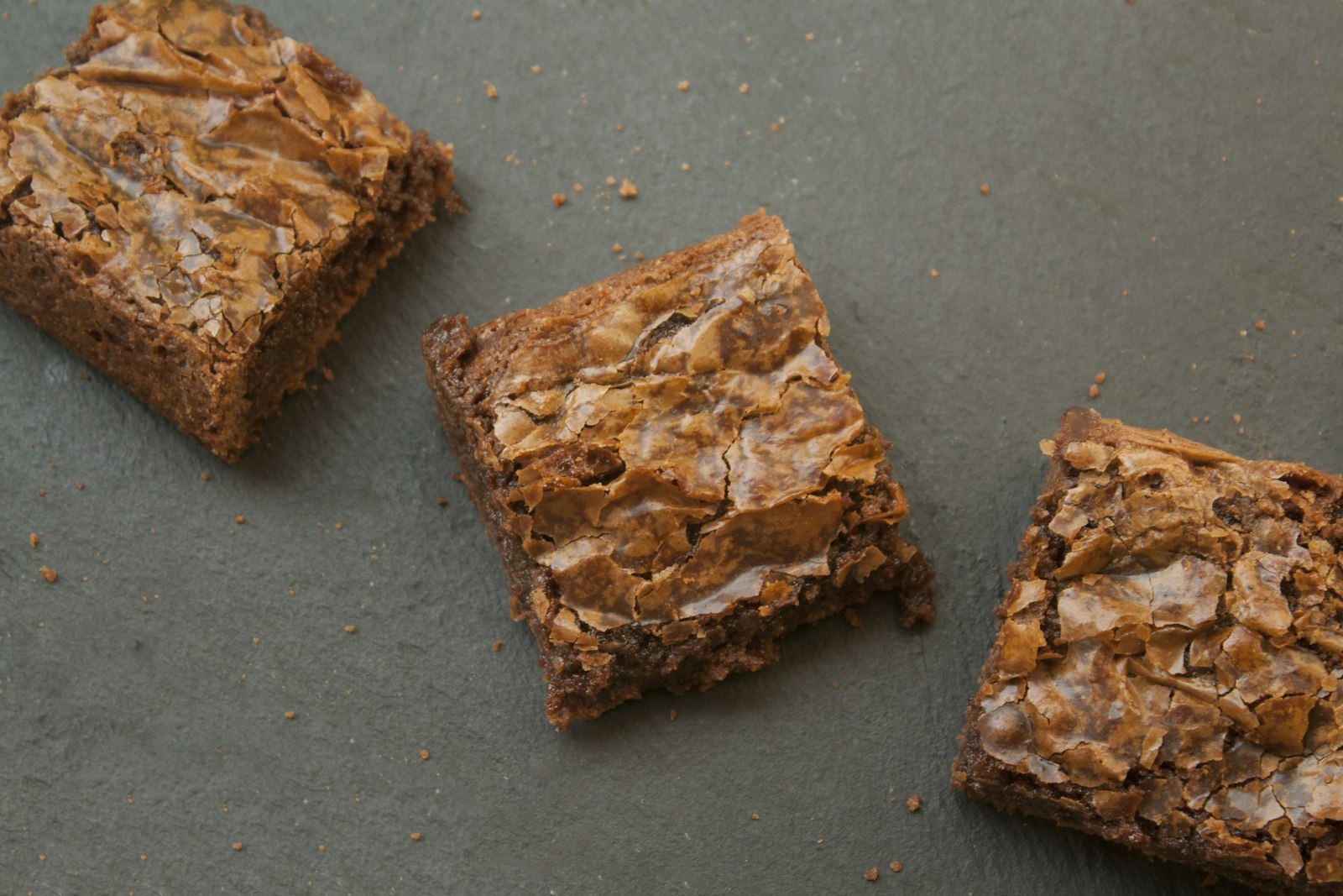 Fudgy brownie squares