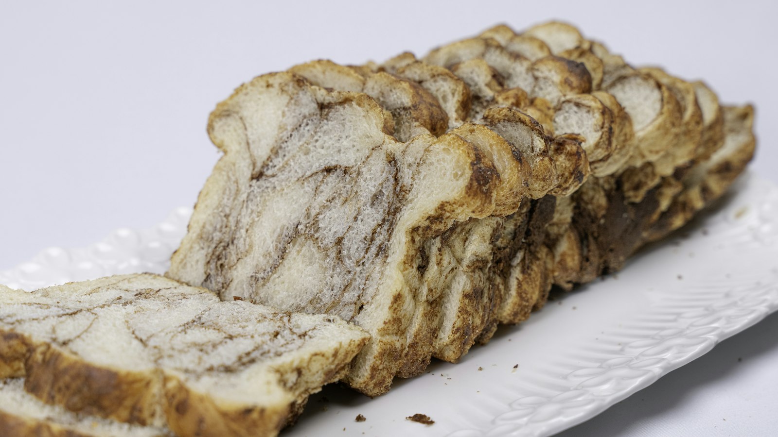 Cinnamon swirl loaf with soft spiral layers