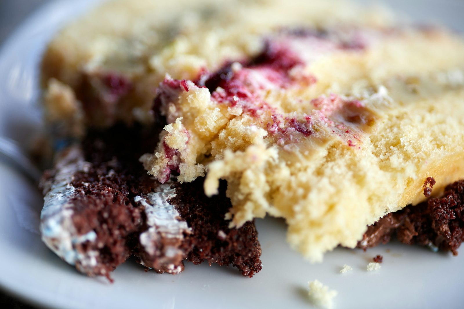 Berry cobbler with a buttery crumb top