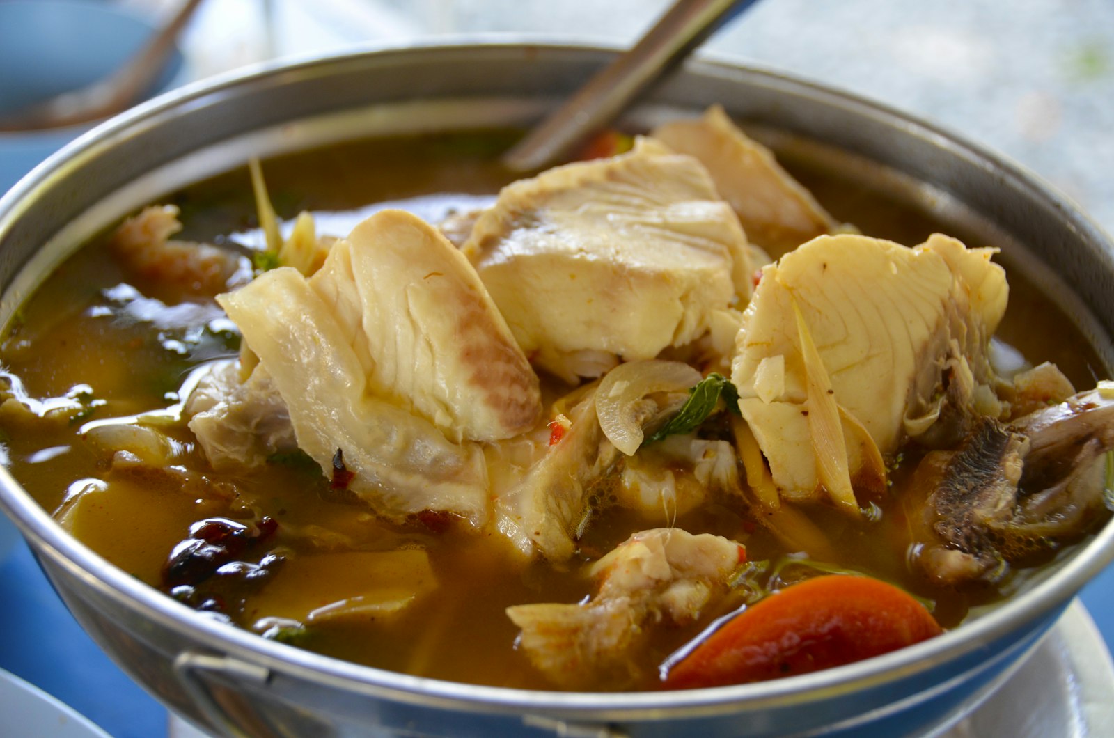 Hungarian fisherman's soup, a Christmas Eve dinner tradition