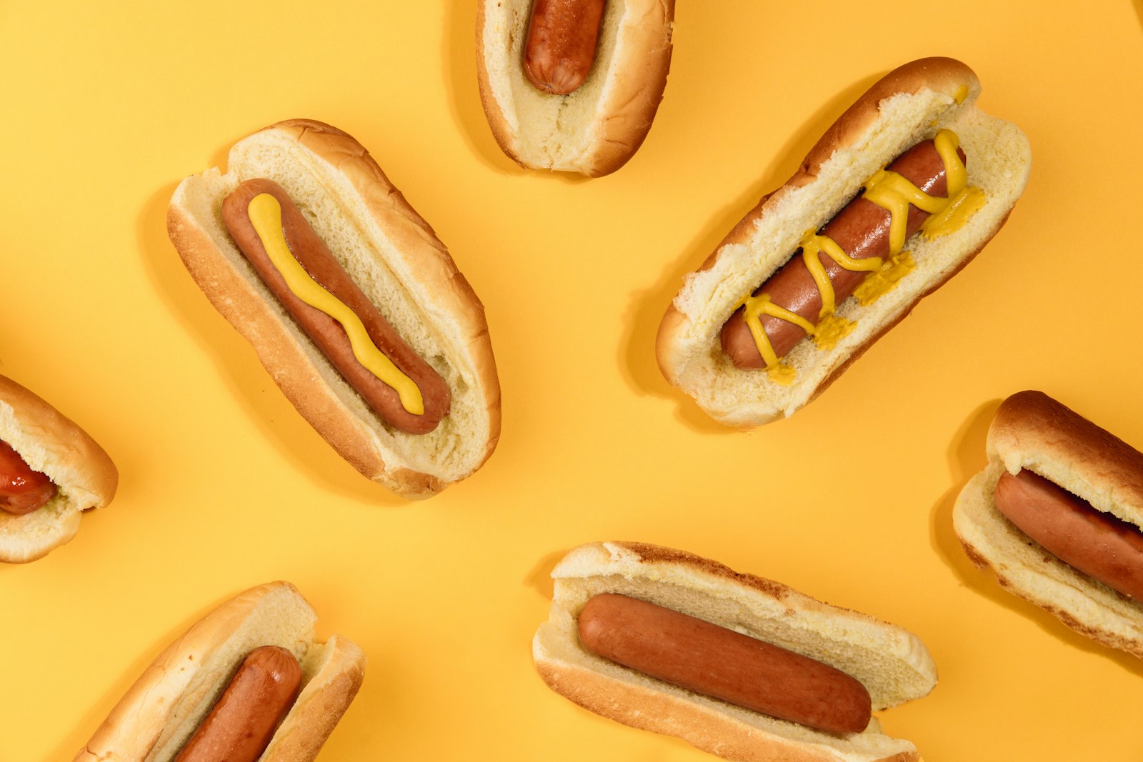 Hot dogs with toppings