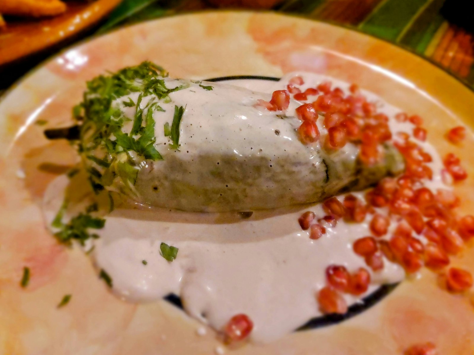 Cheese stuffed pepper