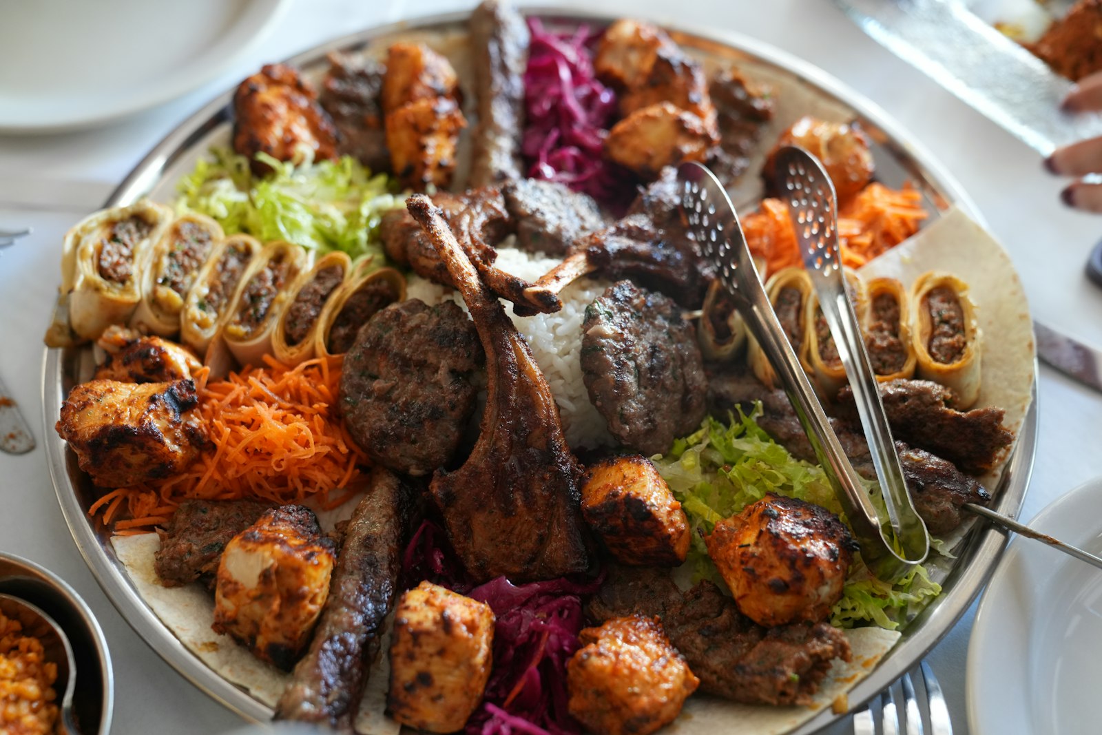 Mediterranean mixed grill platter