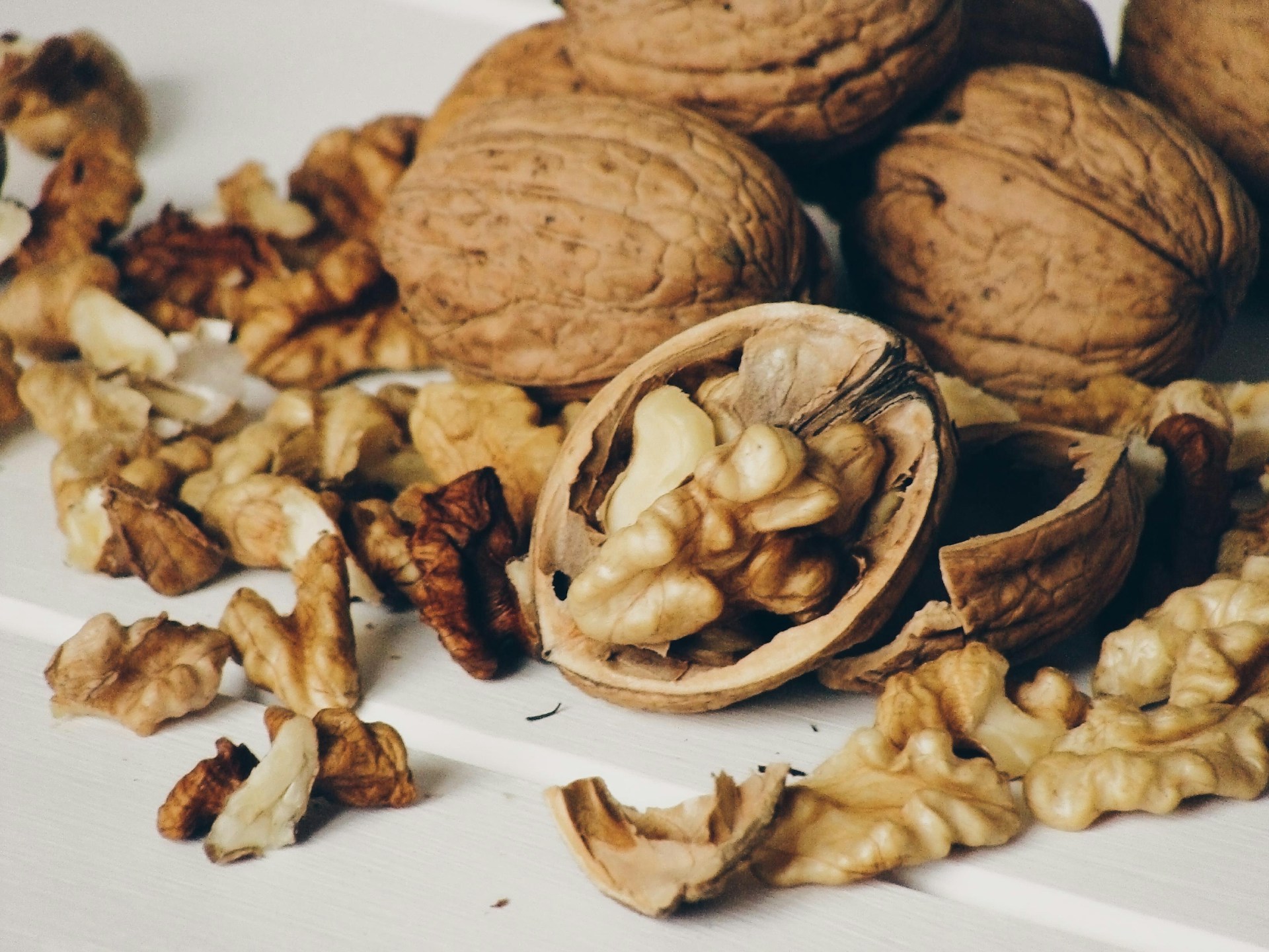 Old school household hacks cracked walnuts for hiding furniture scratches
