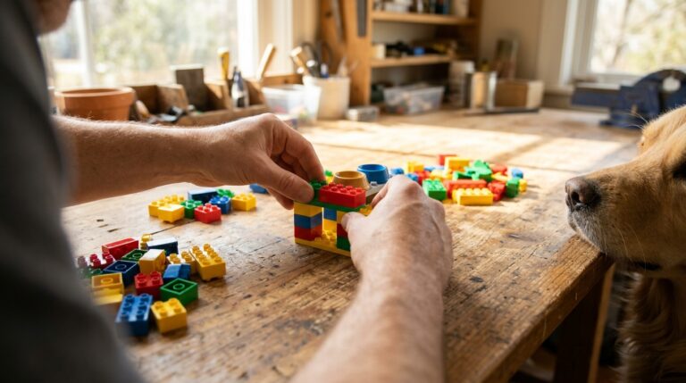 Who Invented Dustbin Toy Brick Dog Gadgets: Clever Builds for a Lucky Dog - Out of This ...