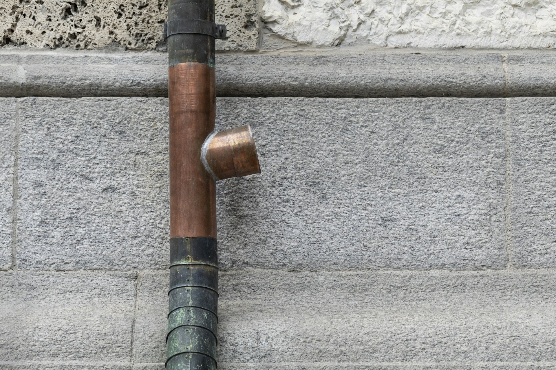 Winter home prep for exposed metal water pipes running along a wall