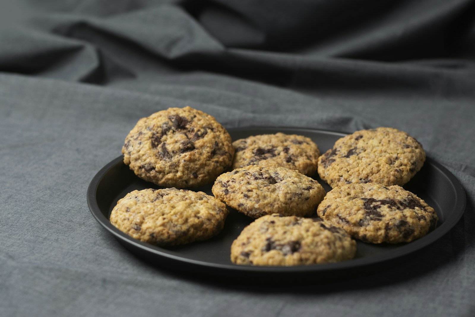 Oatmeal raisin cookies on a plate