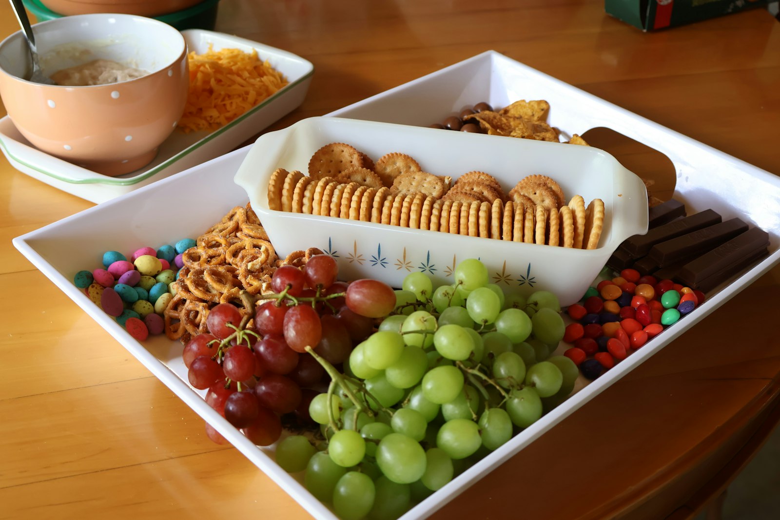 Game day snack board