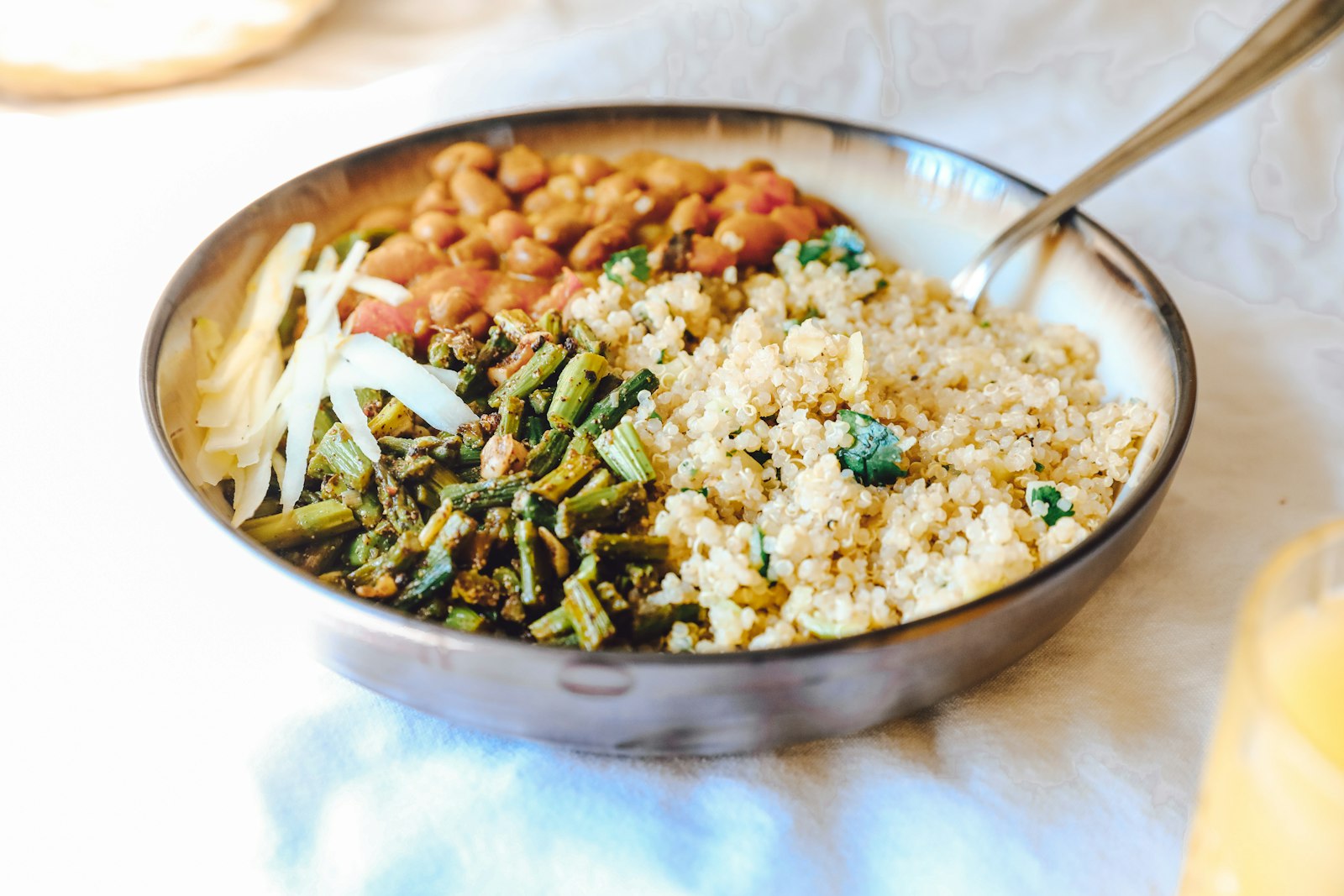 Quinoa salad with vegetables