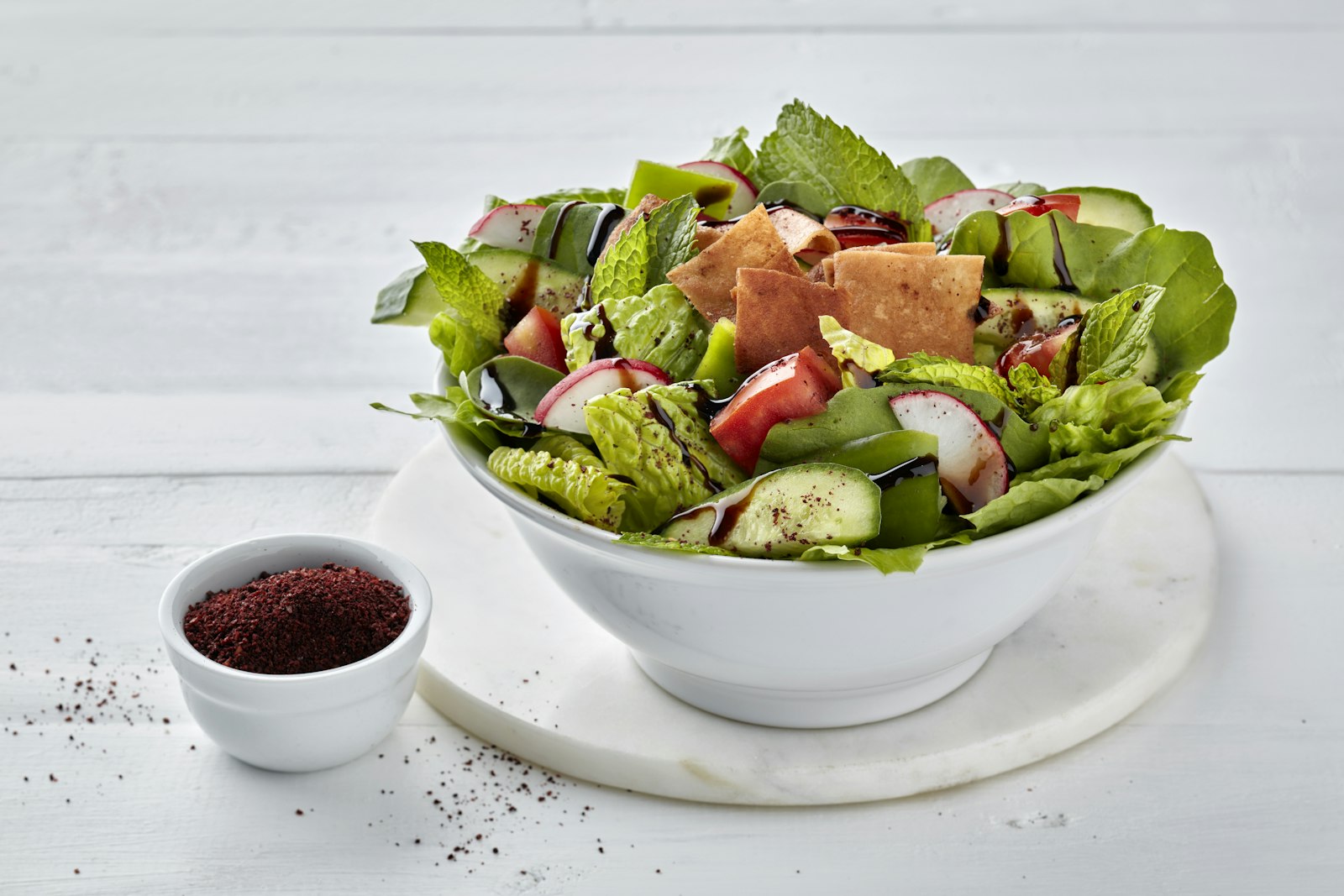 Salmon salad bowl