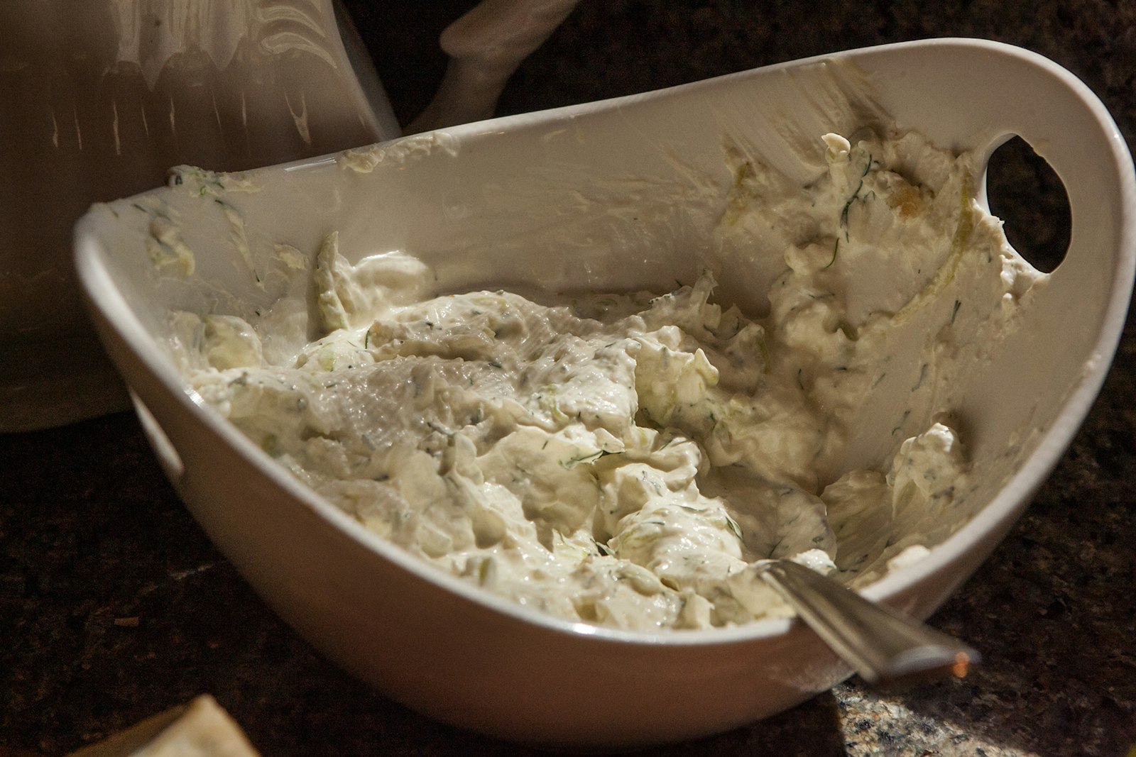 Creamy tzatziki dip
