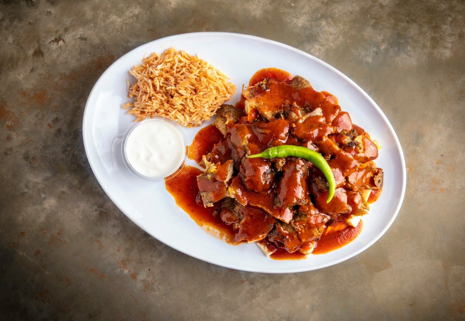 Chicken paprikash in a rosy paprika sauce