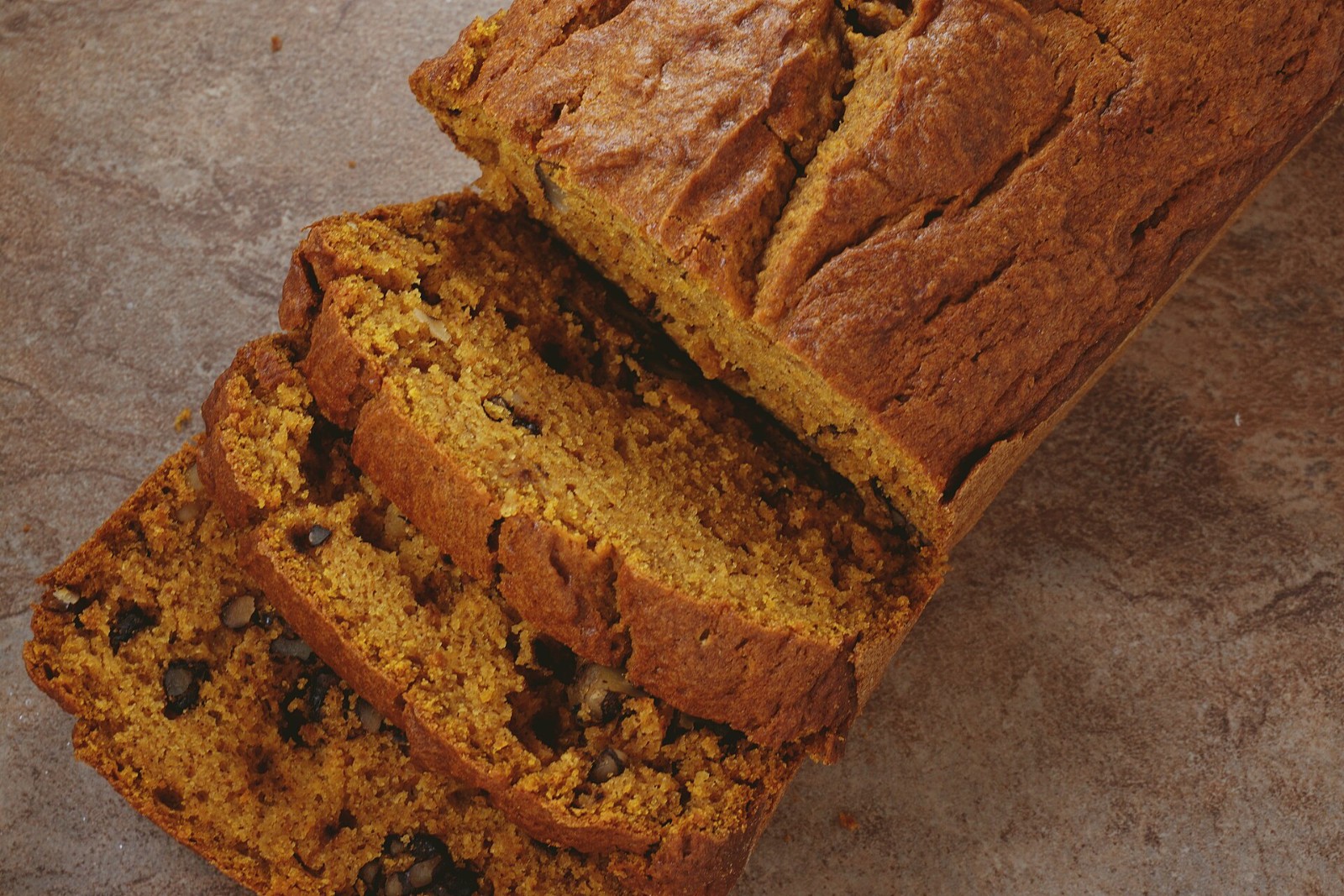 Requested family recipe pumpkin bread sliced