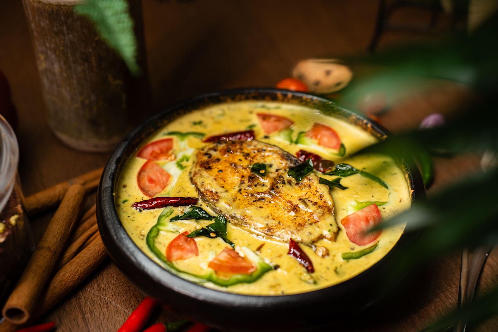 White fish recipes: coconut fish curry in a bowl