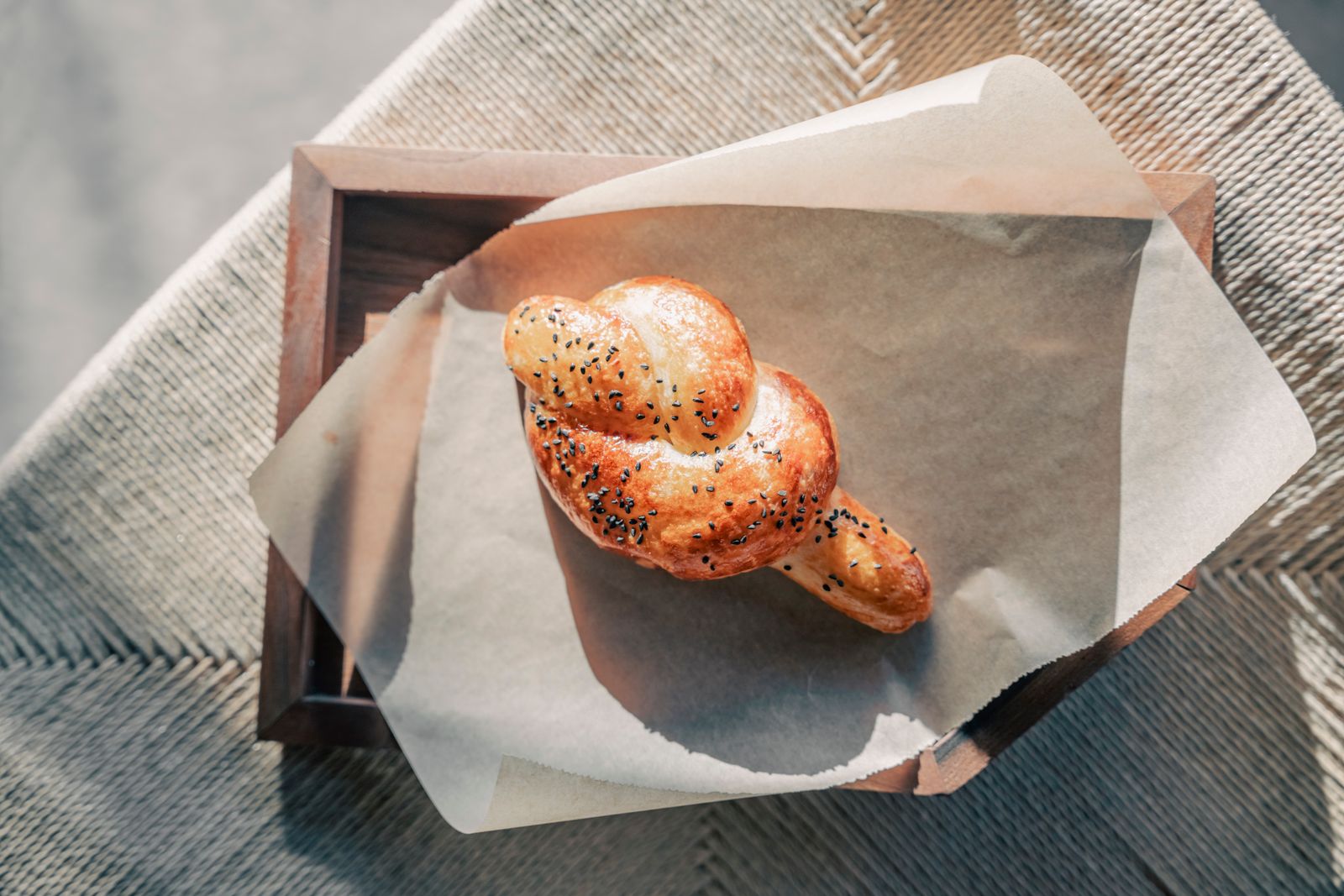 Golden knots fresh from the oven