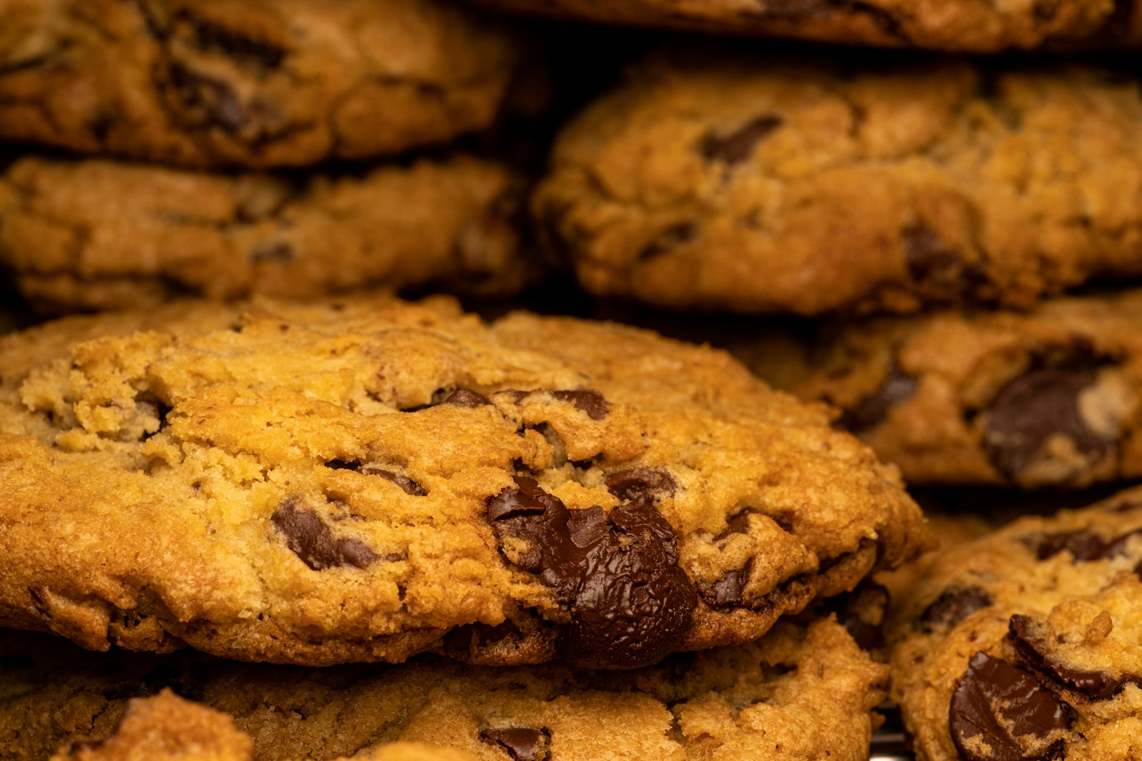 Pile of chunky cowboy cookies