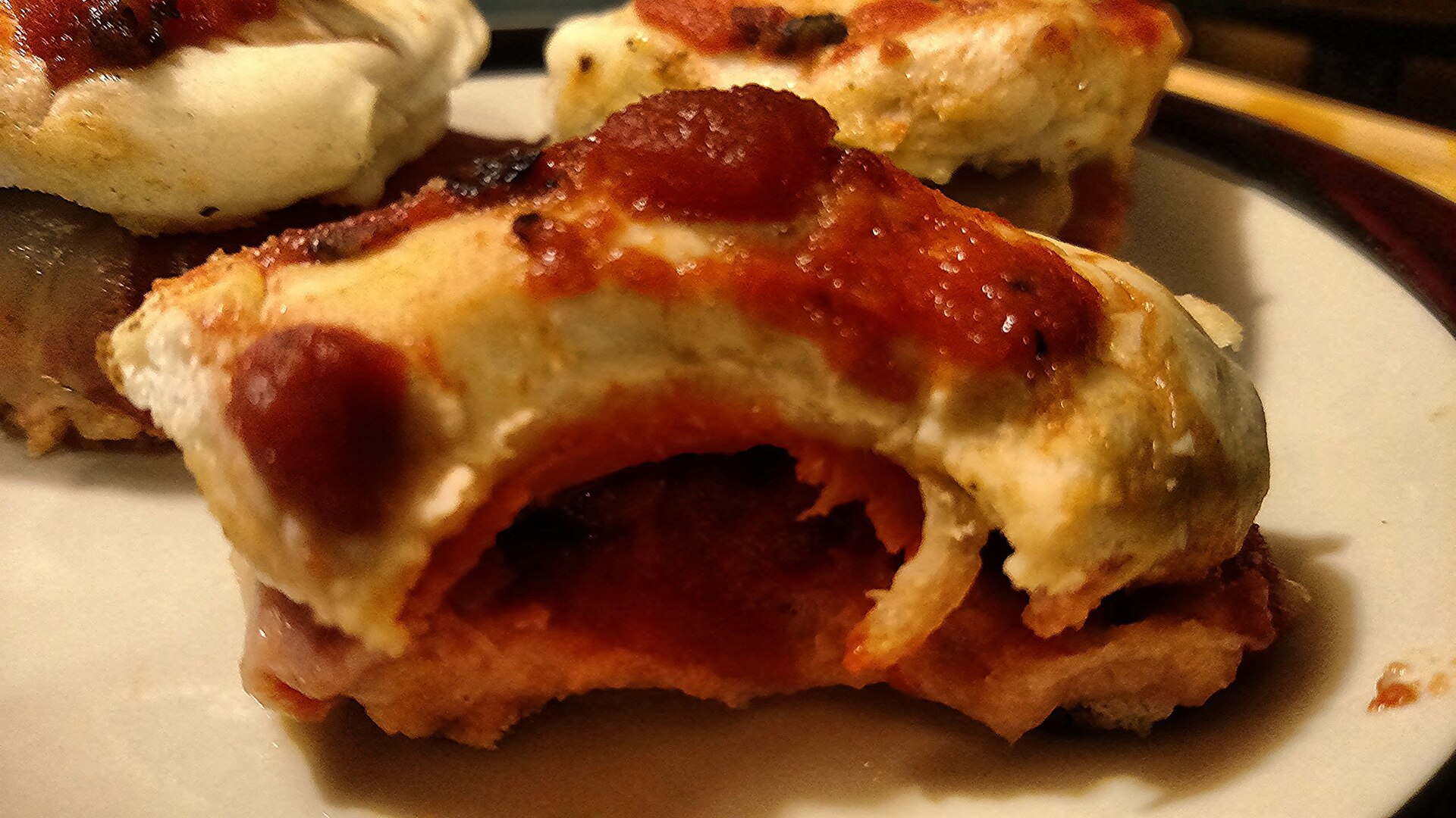 Hawaiian roll hacks: cheesy pizza rolls with pepperoni