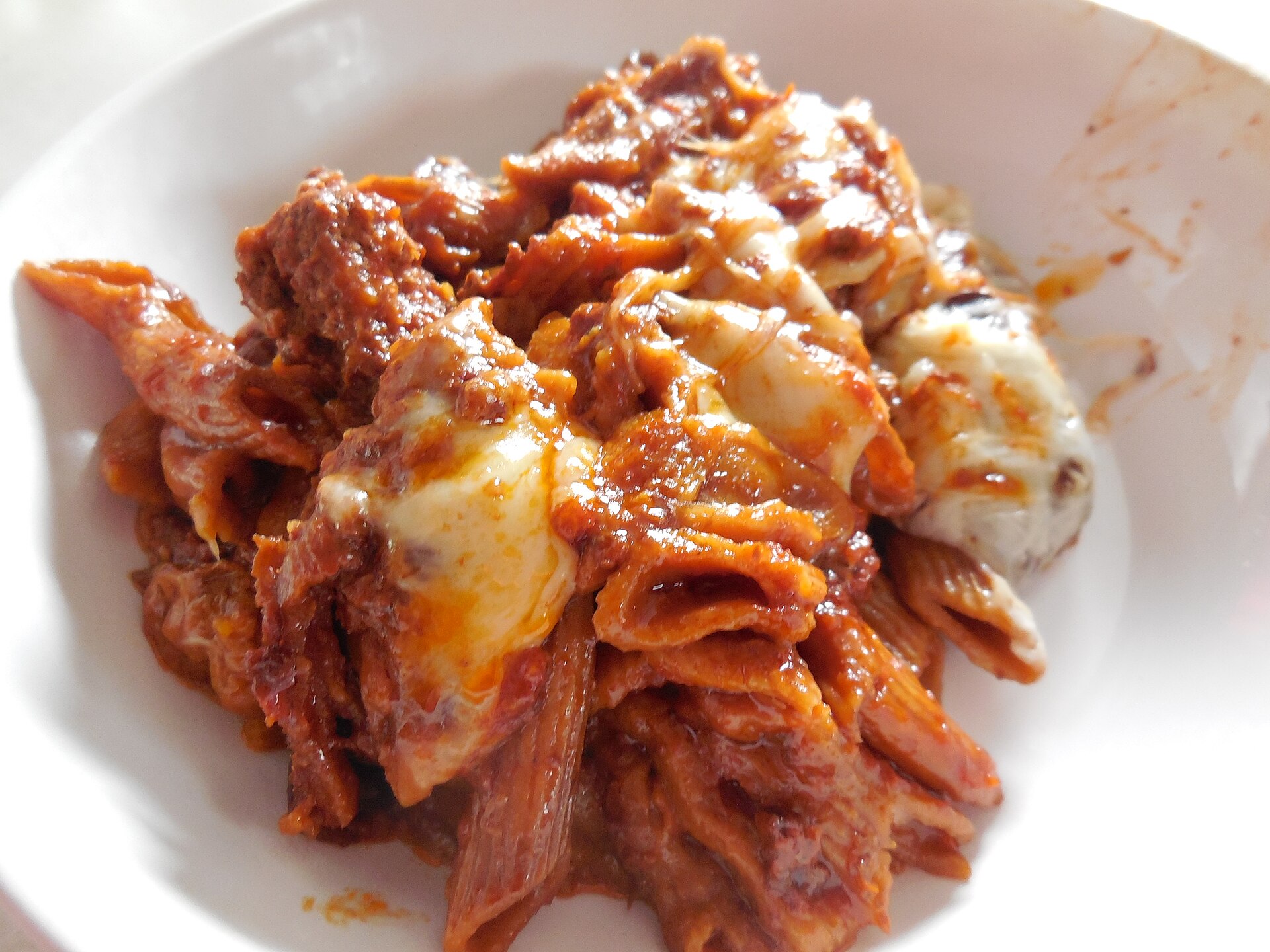 Slow cooker hacks: a pasta casserole lifted out of the crock