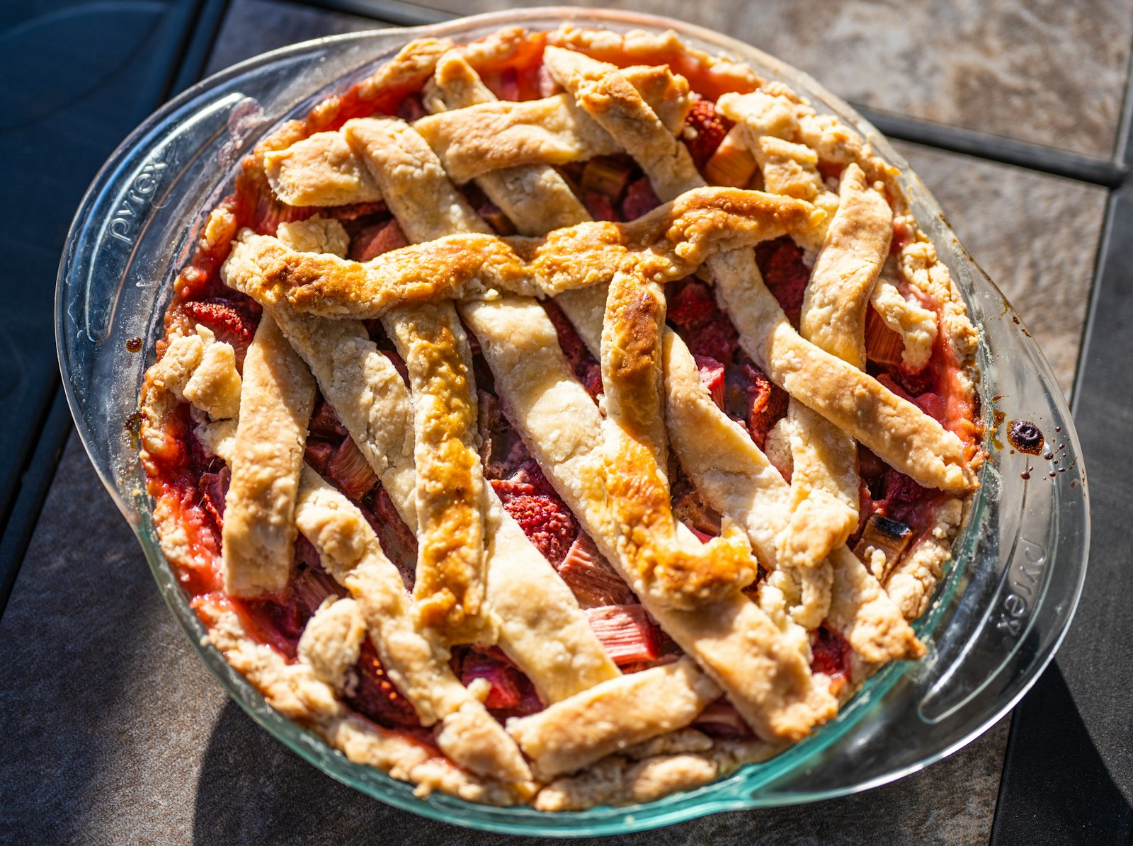State desserts: Michigan cherry pie with a lattice crust