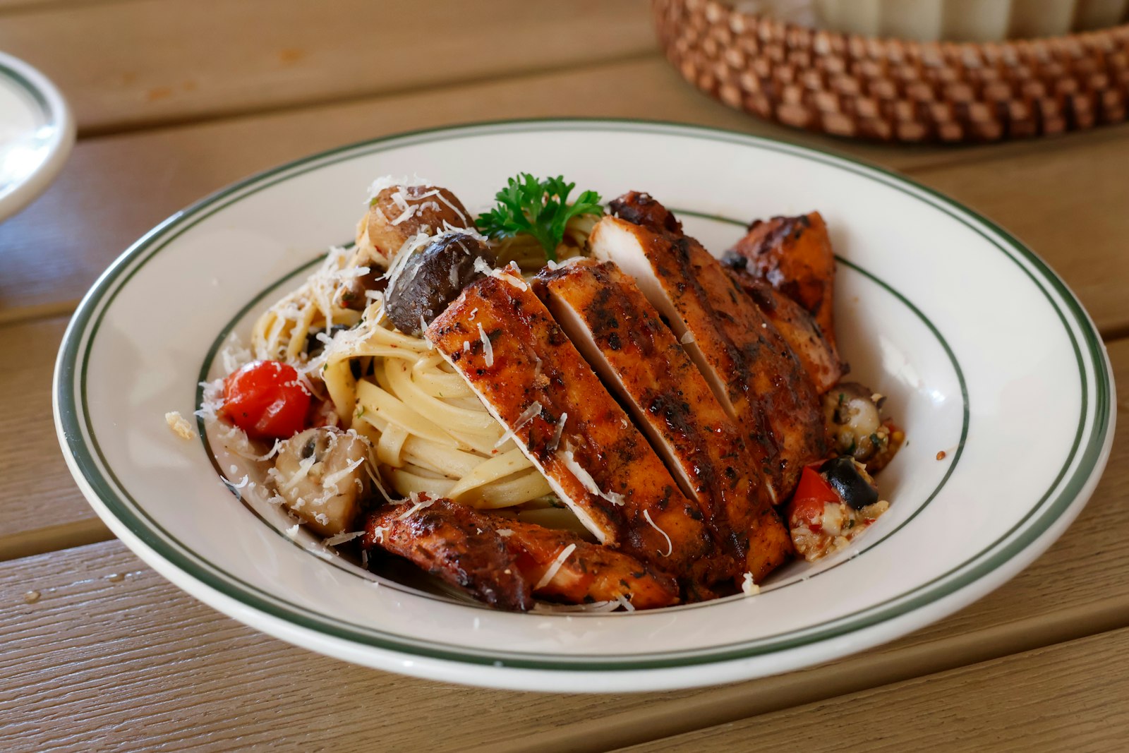 Crockpot marry me chicken over pasta