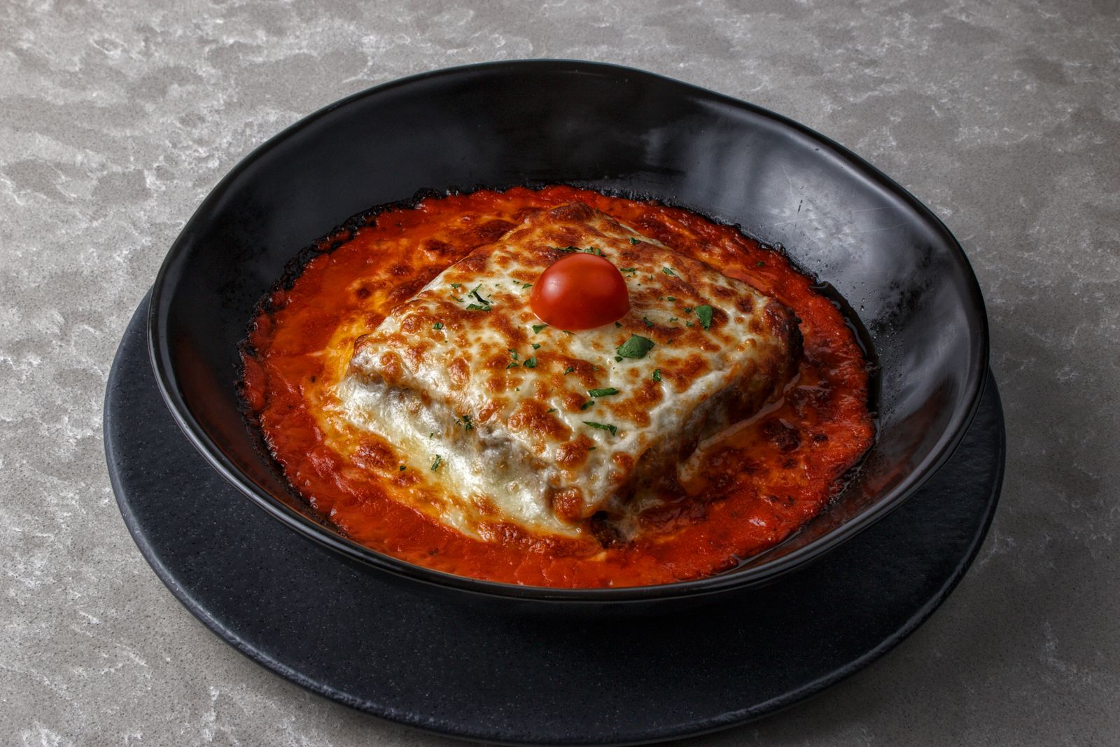 Chicken lasagna in creamy tomato sauce