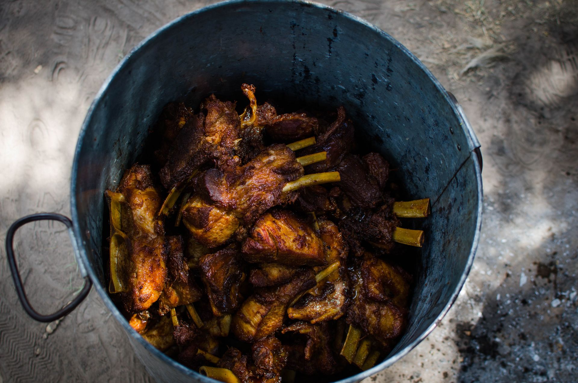 Ming-Na Wen recipes: braised pork spare ribs in a rustic pot