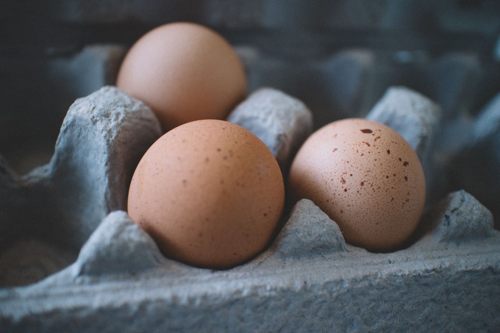 Brown eggs kept in their carton, a simple food storage habit