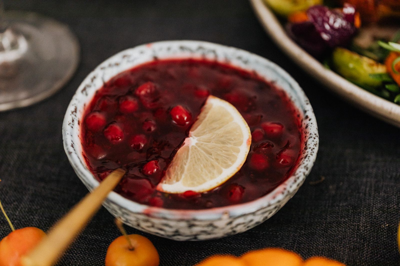 Homemade cranberry sauce for a lower sugar Thanksgiving