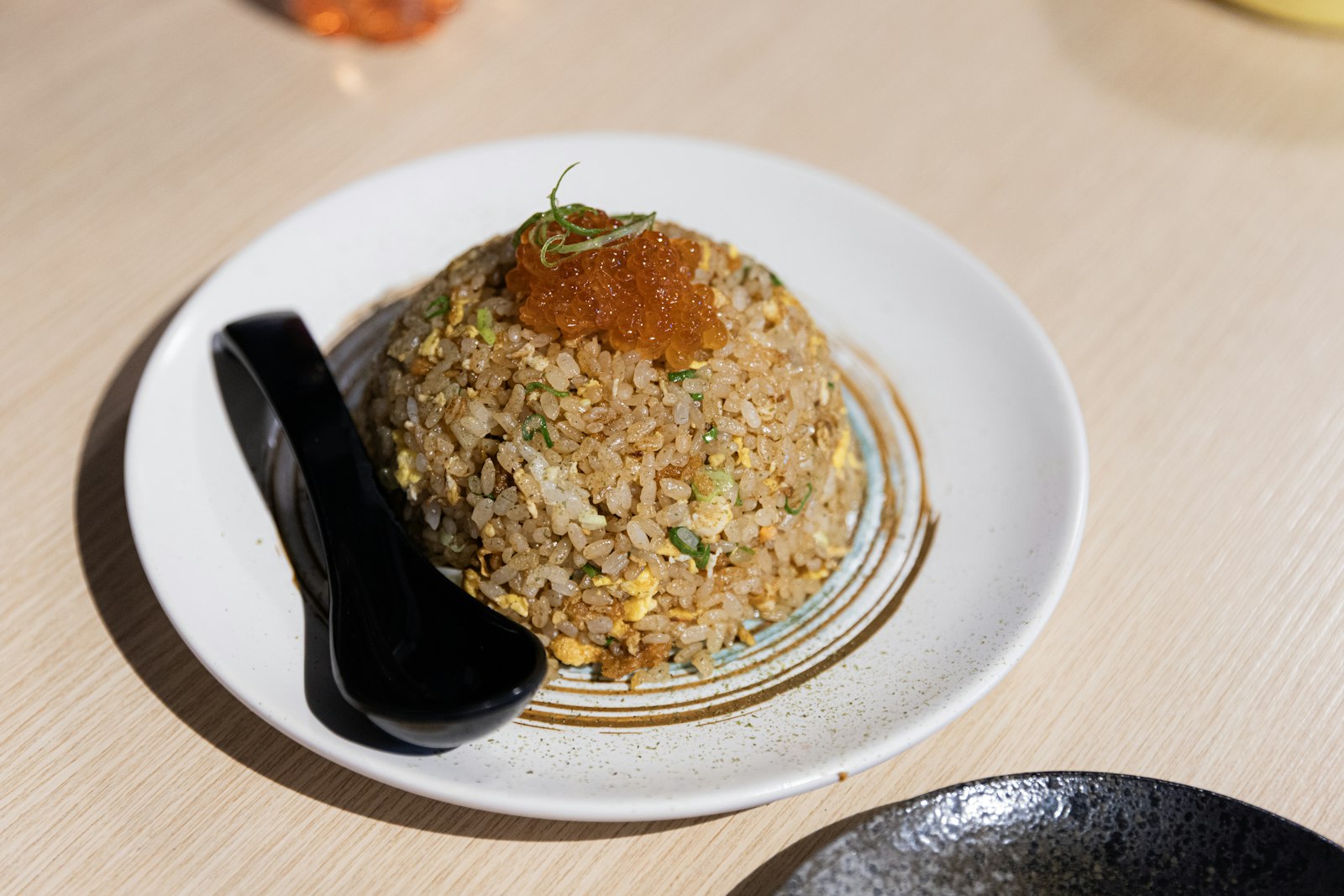 A plate of egg fried rice