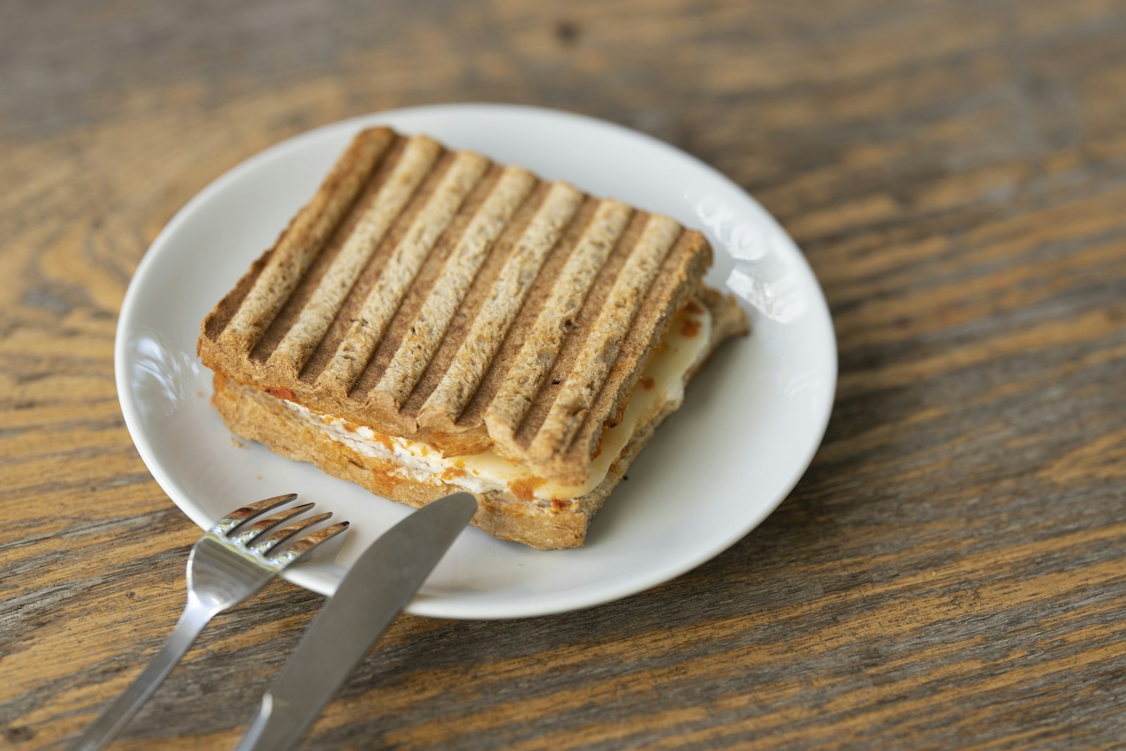 A golden grilled cheese sandwich, a fun base for chili crisp recipes