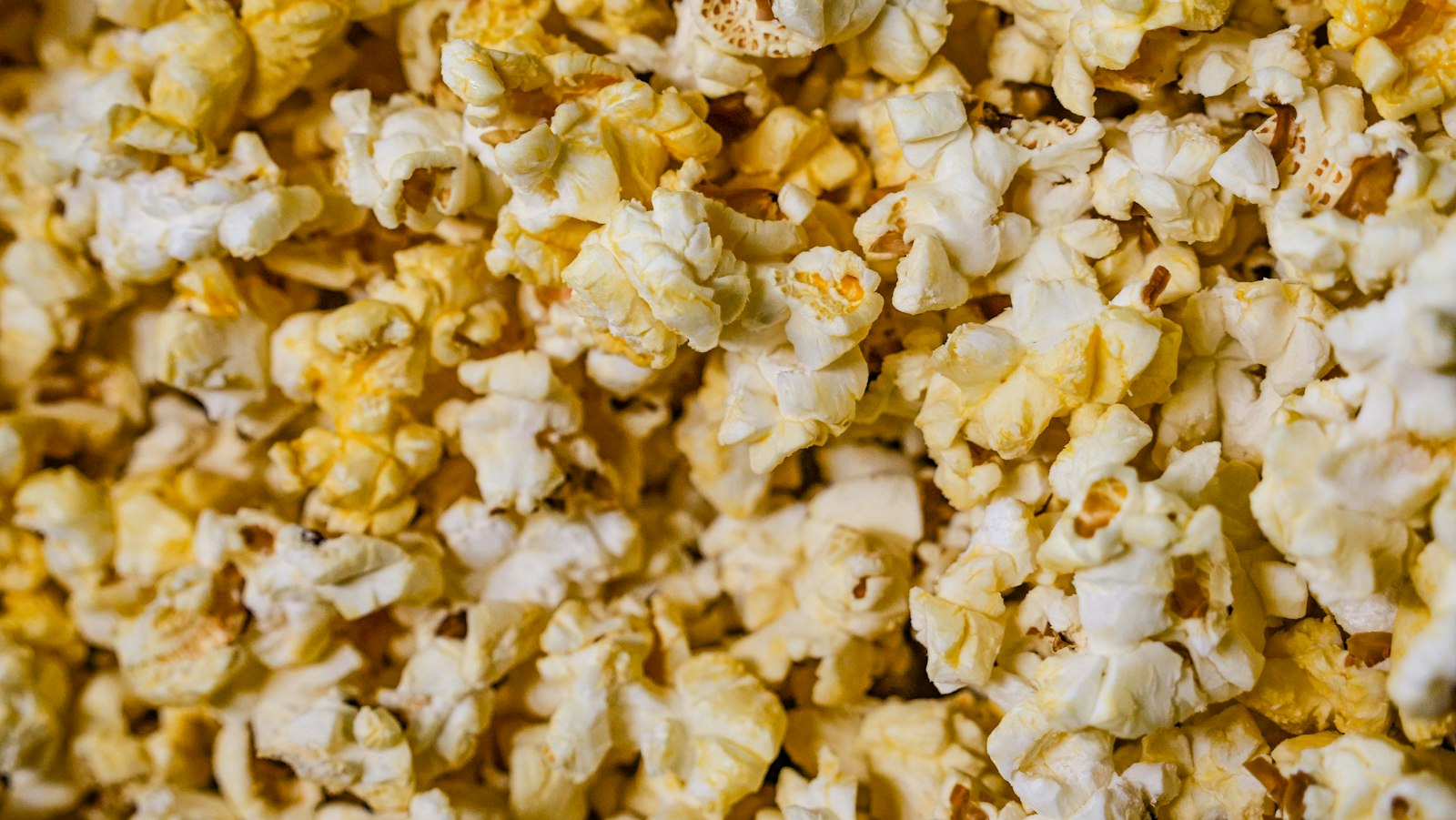 A close up of fresh popcorn