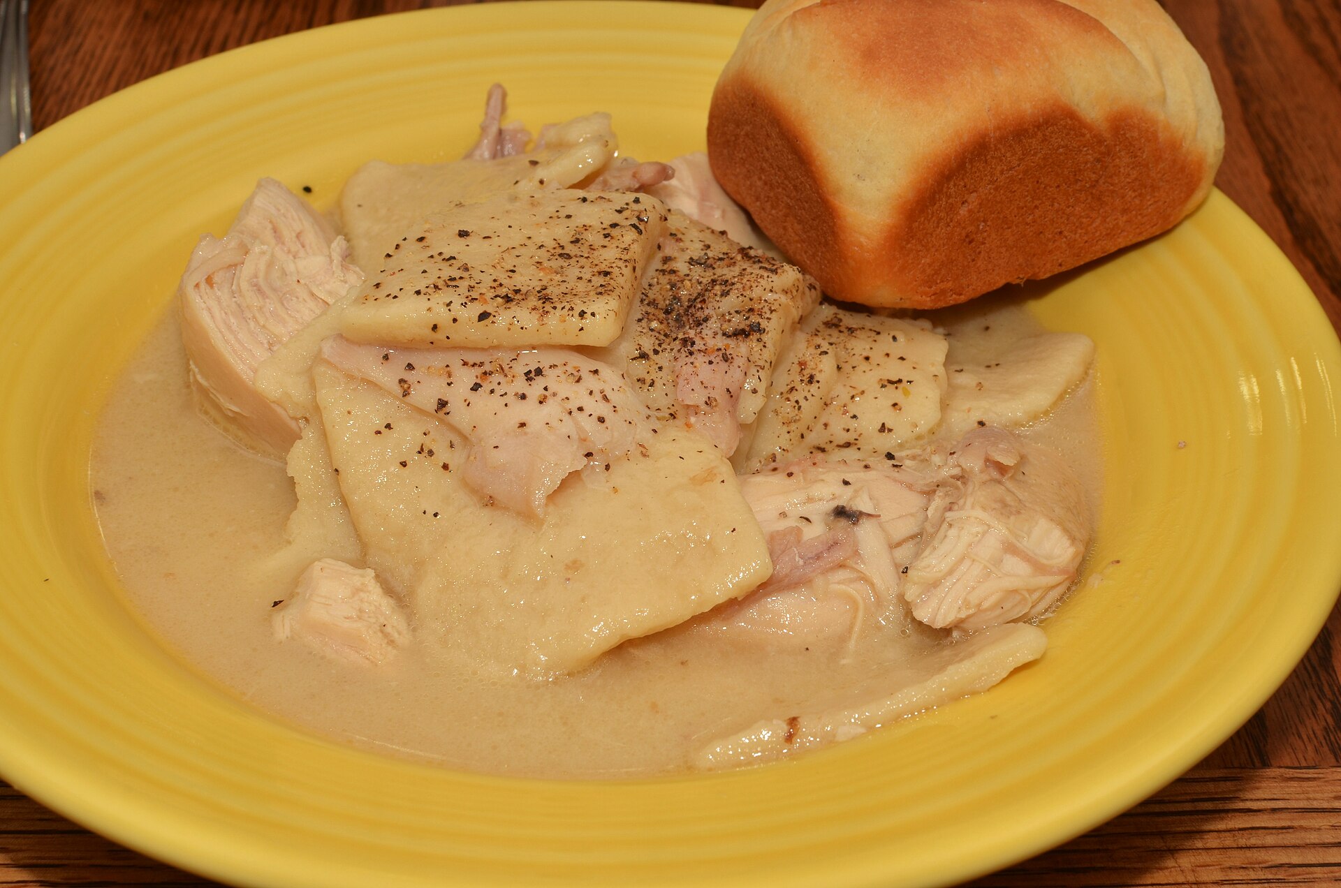 Chicken and dumplings, Depression era dinners that stretched one chicken