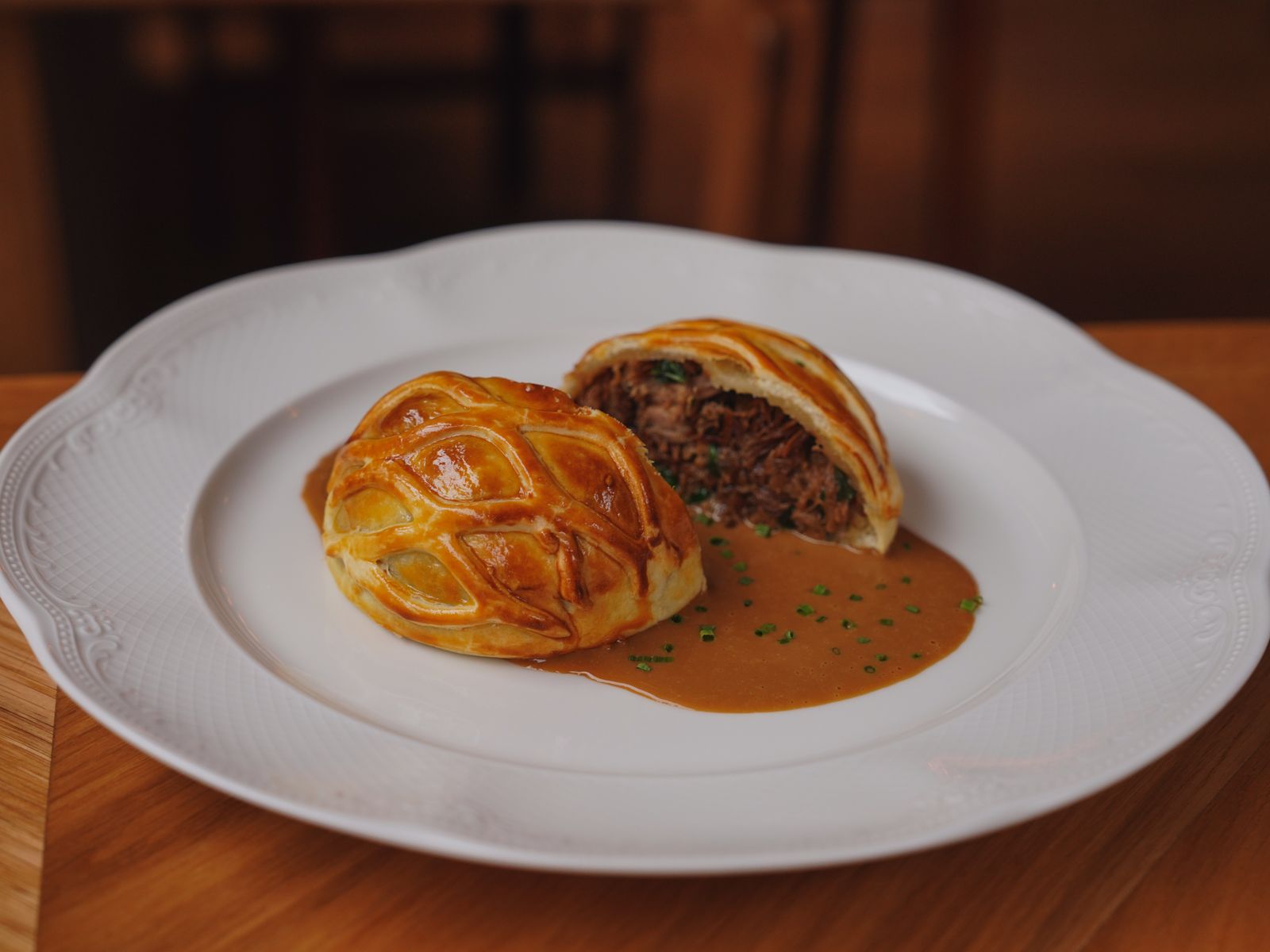 Gordon Ramsay last meal favorite: a beef Wellington with sauce