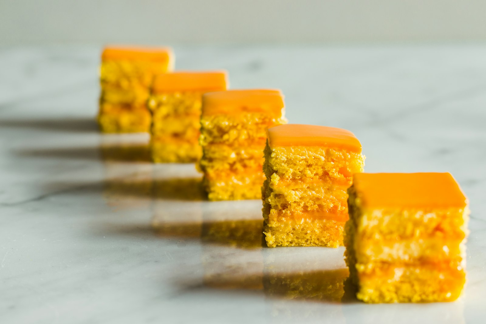 Pumpkin pie protein bars cut into squares