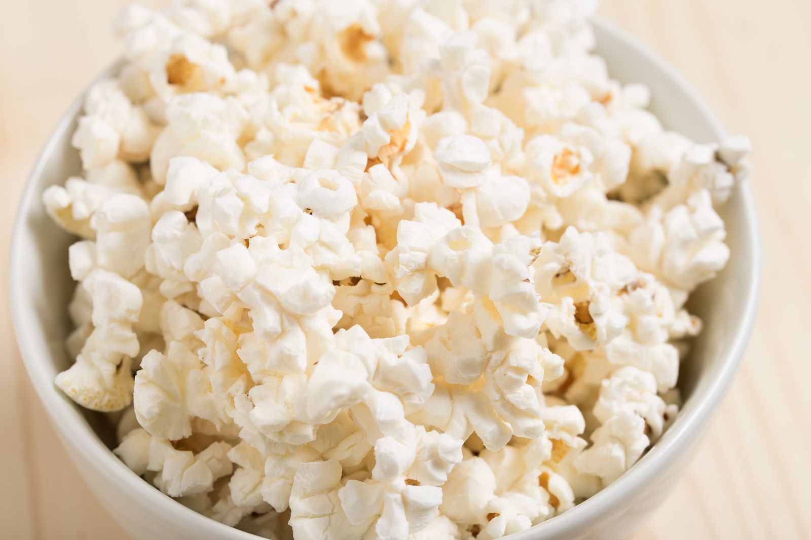 Halloween class party snacks: a big bowl of plain popcorn