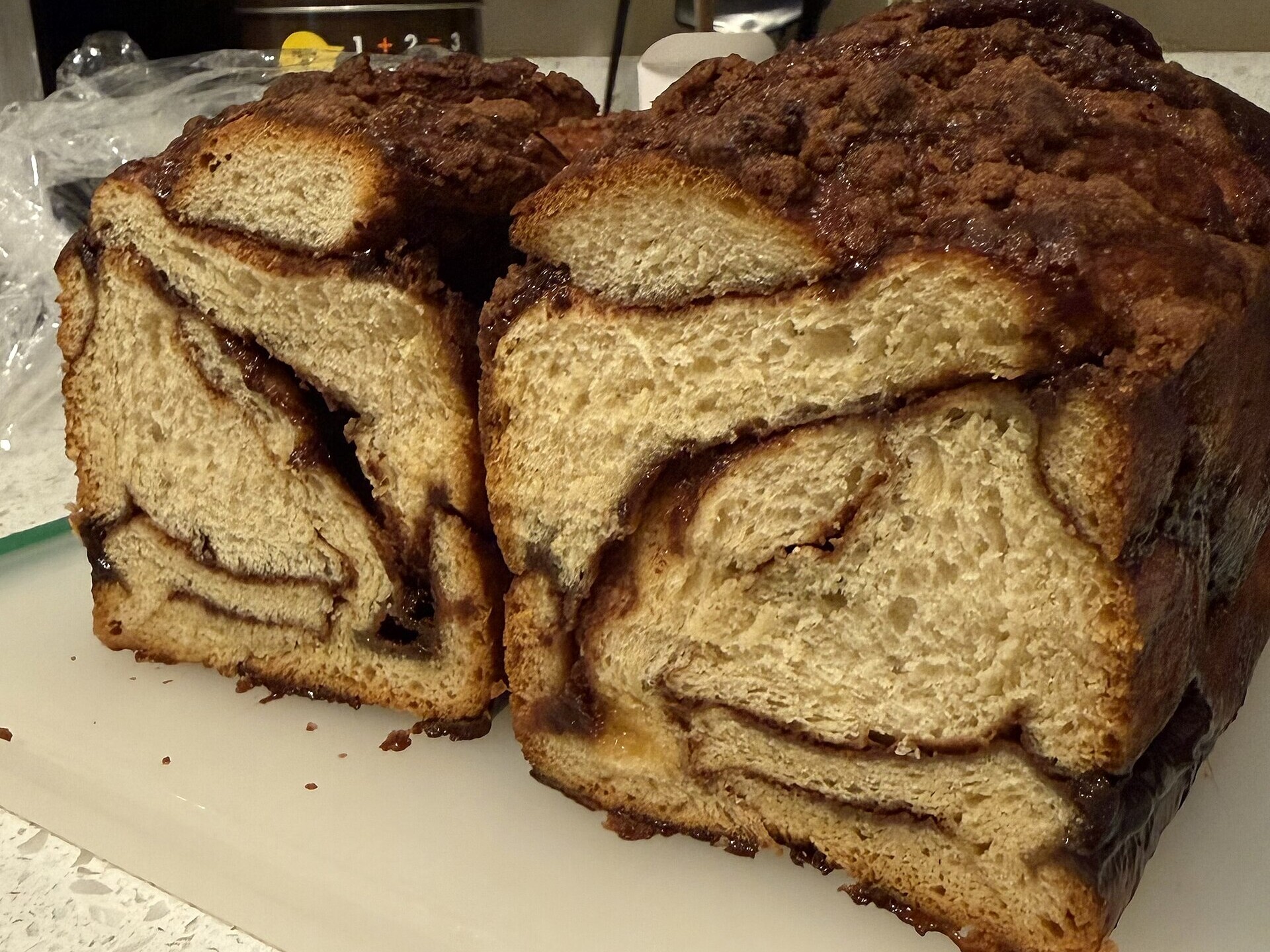 Sliced cinnamon babka, one of the coziest babka recipes