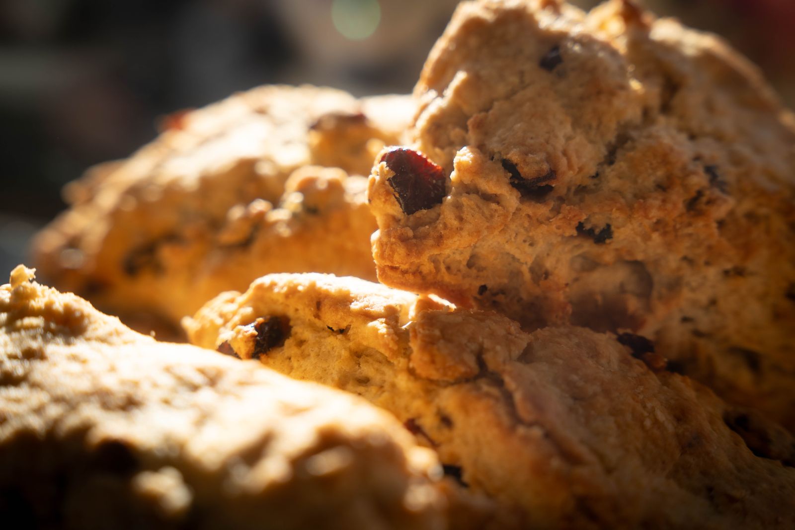 Golden fruit scones fresh from the oven, elegant Gilmore Girls recipes for Friday night dinner