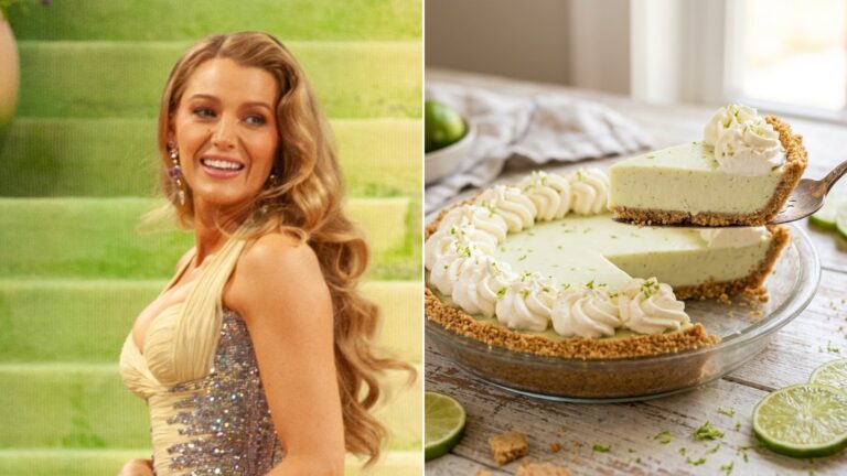 Blake Lively and a homemade key lime pie