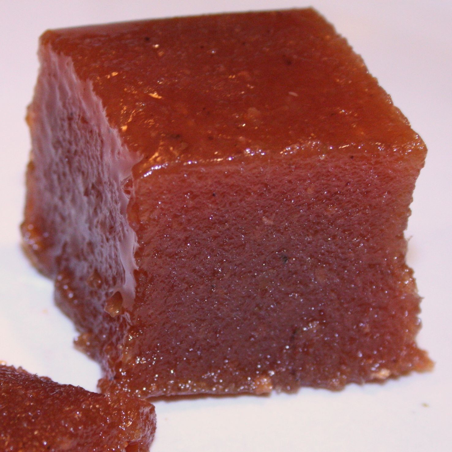 Block of quince paste for serving with Manchego cheese