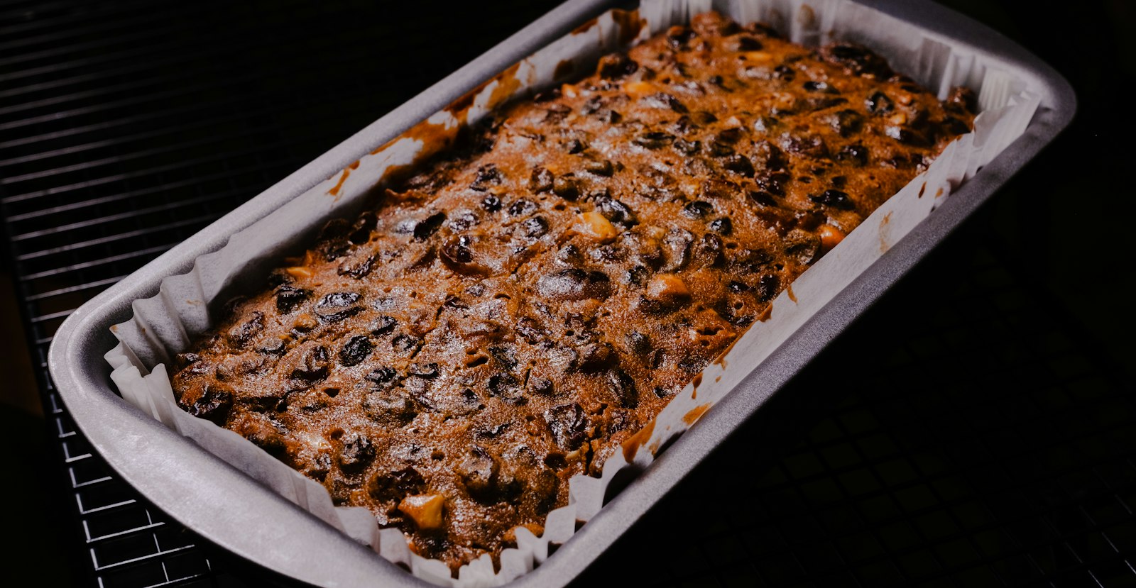 A pan of a slow cooked potluck side in a sweet sauce