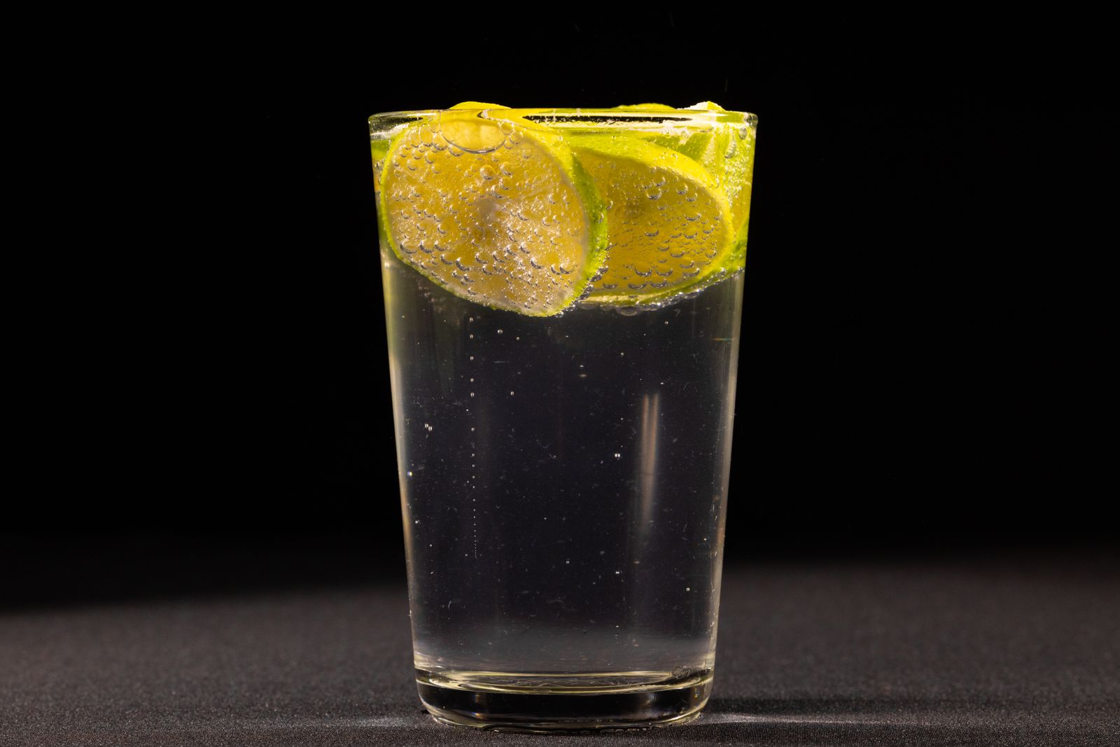 Sparkling water with lemon and lime, an easy swap for diet drinks