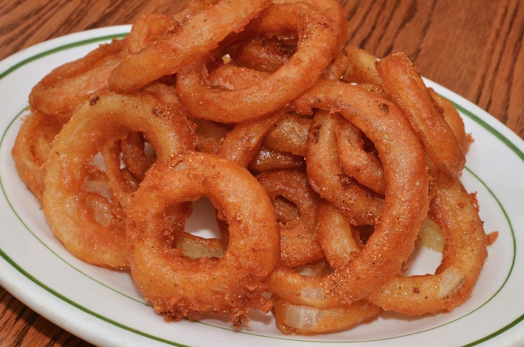 Cajun onion rings like the Guy Fieri recipe